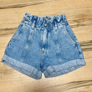Abercrombie and Fitch Paperbag Ultra High Rise 80s Shorts